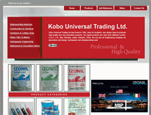 Tablet Screenshot of kobouniversal.com